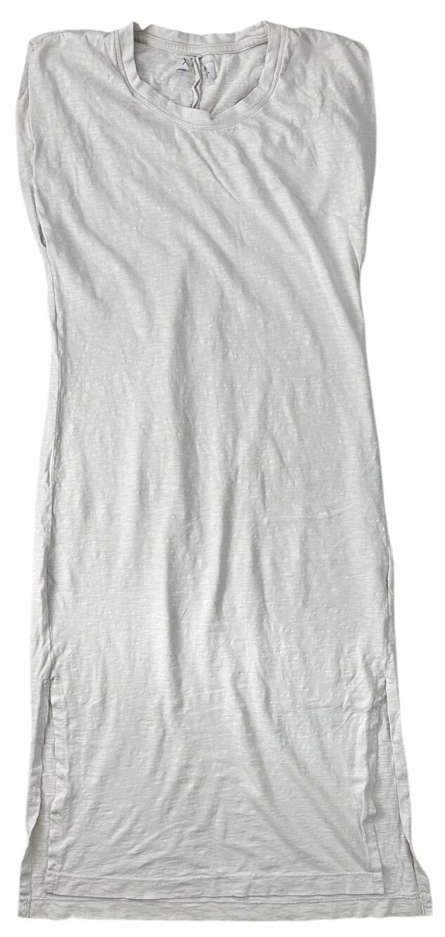 Rowan Women's Georgia Slub Muscle Long Tank Dress in Bone